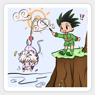 gon and ki Magnet